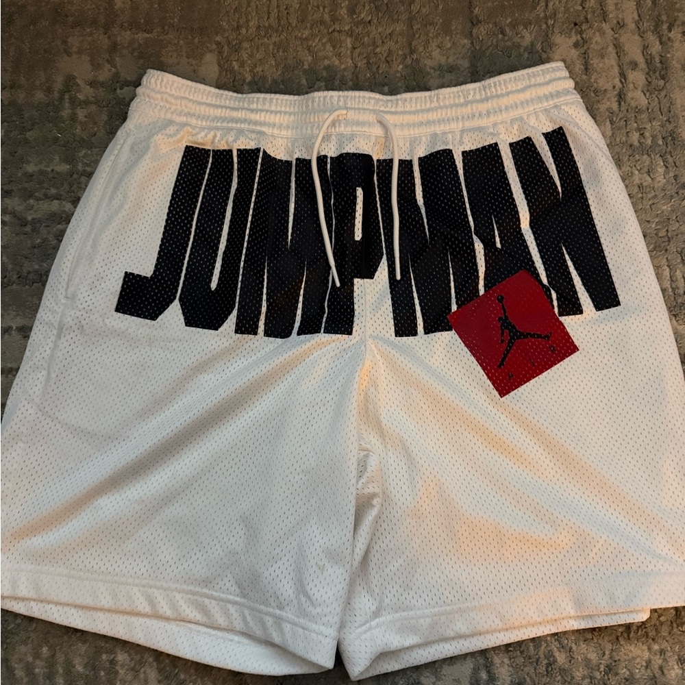 Jordan Jumpman White Athletic Shorts